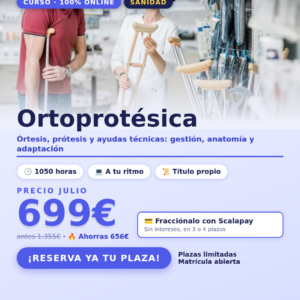 Ortoprotésica 1050 HORAS